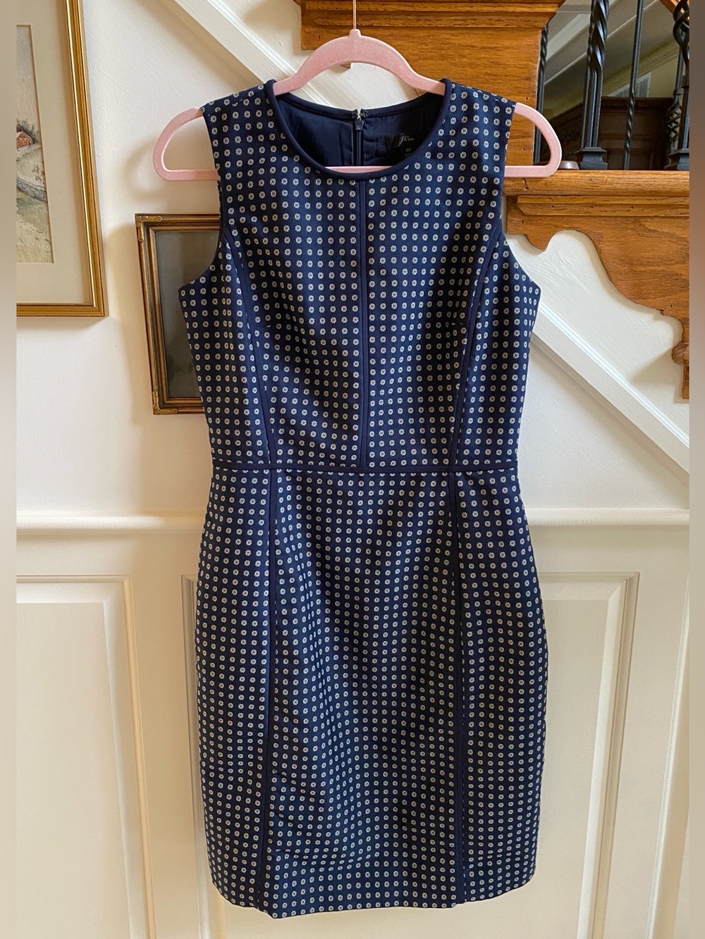 J. CREW AC900 Paneled Sheath Dress 6T